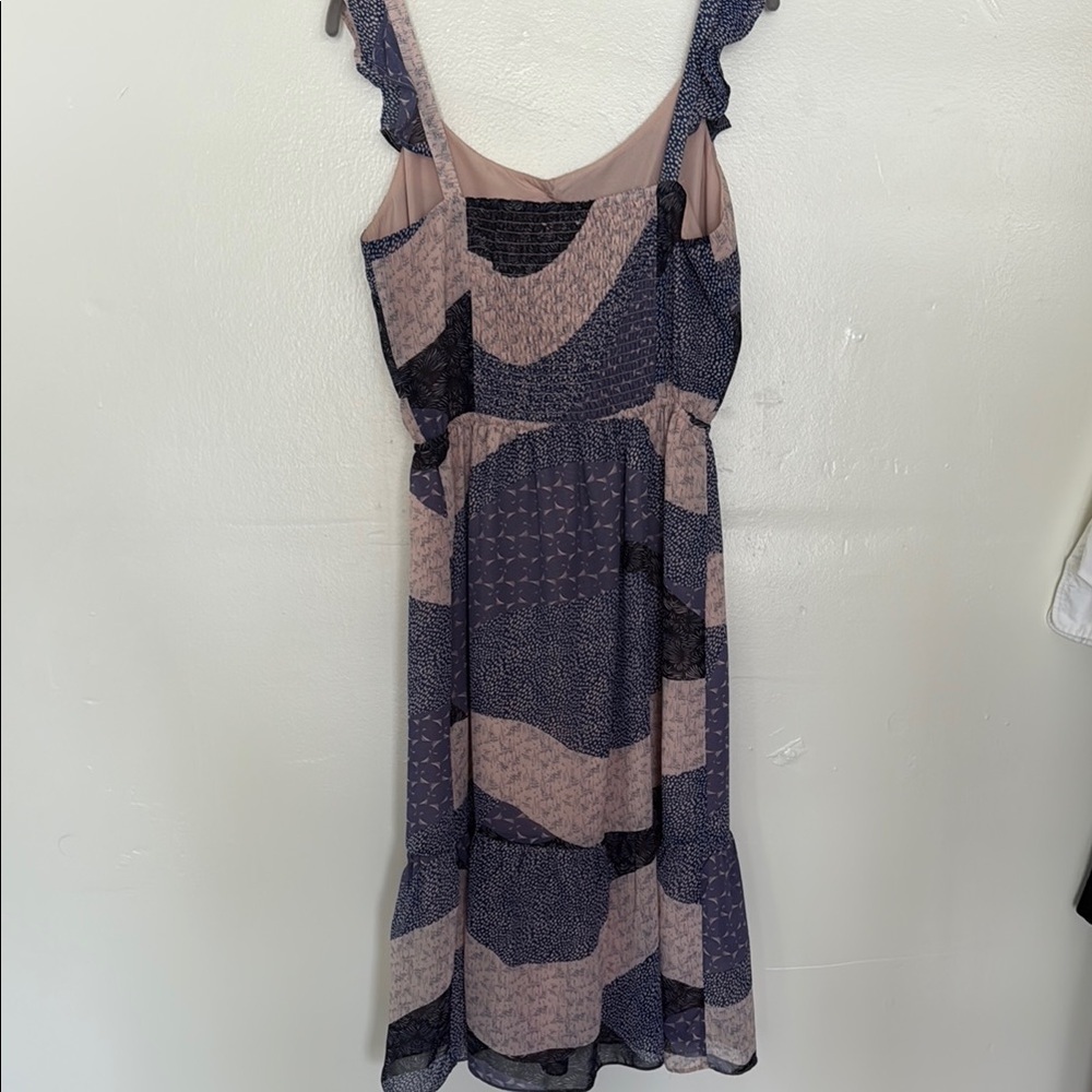 BB Dakota All Mixed Up Ruffle Sleeve Dress, Sz M - Picture 8 of 10